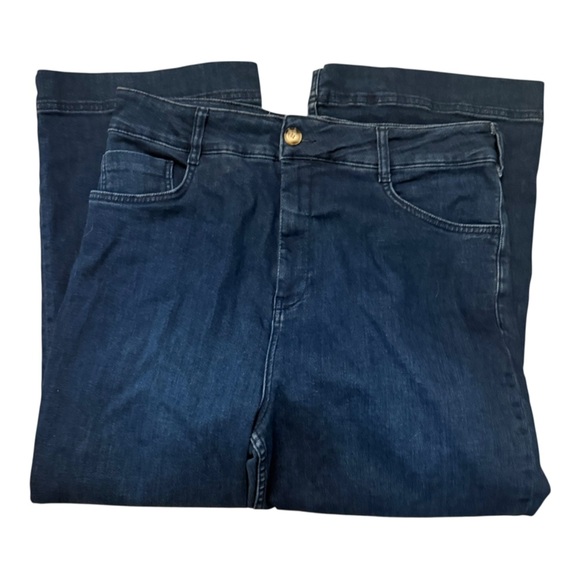 Anthropologie Pilcro The Skipper Jeans Sz 34 Dark Rinse - Picture 3 of 7